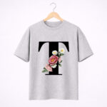 Minimal Floral Pocket Graphic T-Shirt