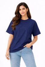Navy T-Shirt Plain Unisex
