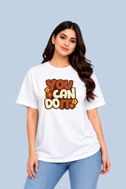 You Can Do It white