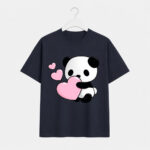 Cute Panda Heart T-Shirt