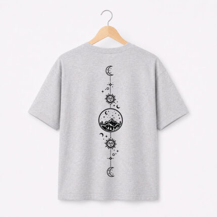 Celestial Moon Printed T-Shirt