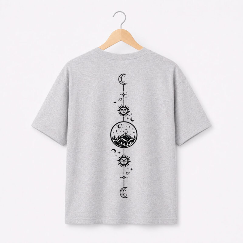 Celestial Moon Printed T-Shirt
