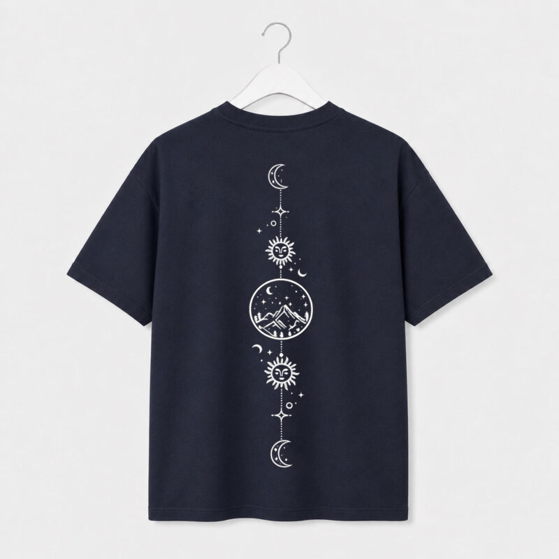 Celestial Moon Printed T-Shirt