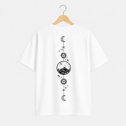Celestial Moon Printed T-Shirt