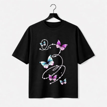 Butterfly Dream Oversized T-Shirt for Women