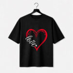 Love Heart Graphic T-Shirt for Women