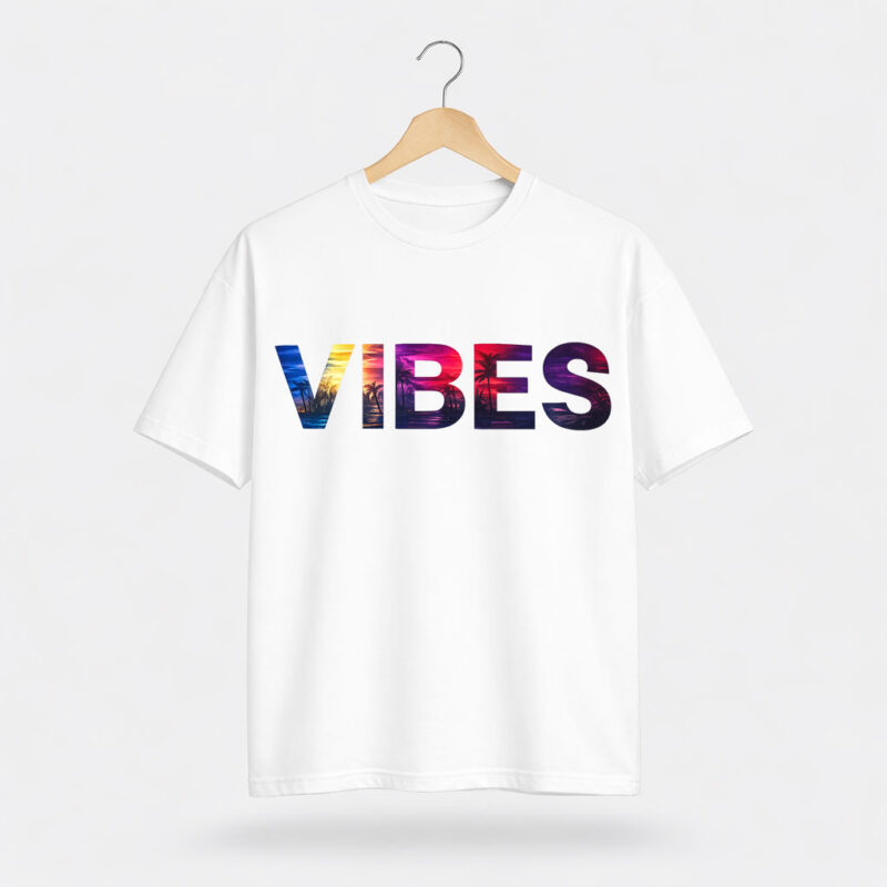 VIBES Graphic T-Shirt for Women