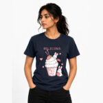 Delicious Bunny Graphic T-Shirt for Women