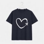 Heart Airplane T-Shirt
