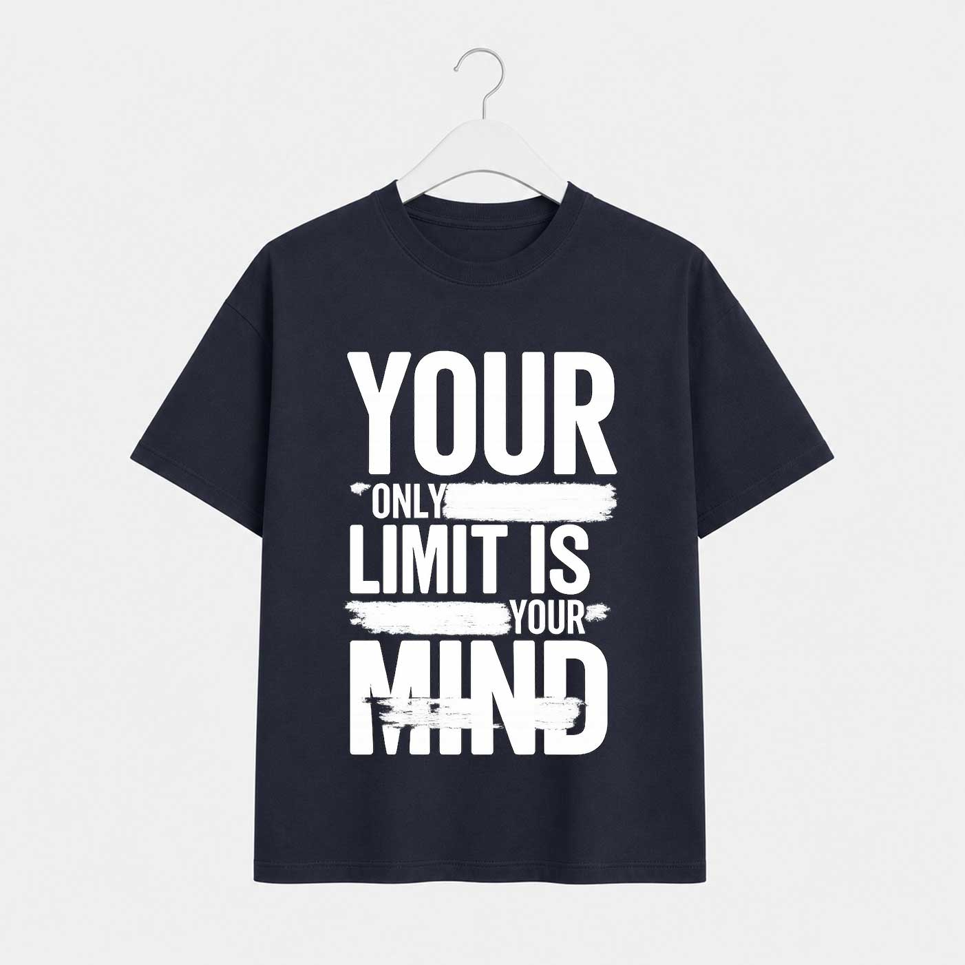 Hanger Your limit is your mind t-shirt