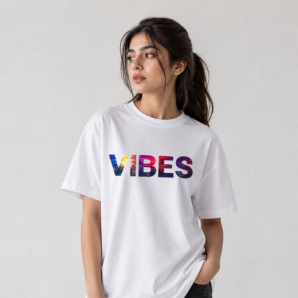 VIBES Graphic T-Shirt for Women