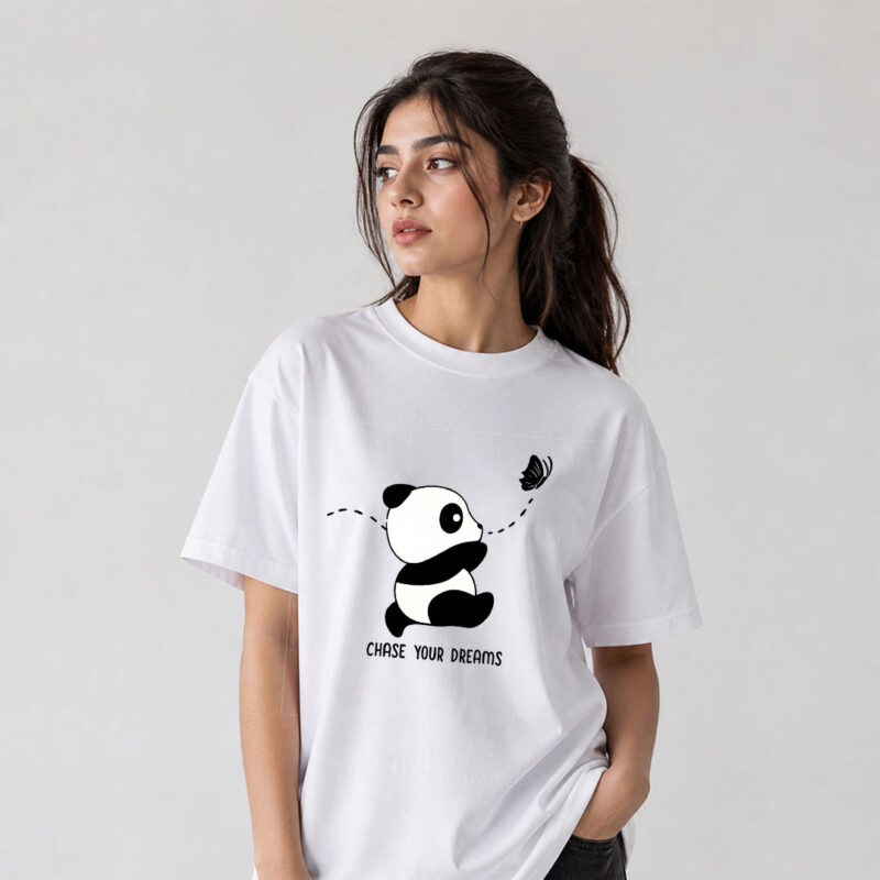 Chase Your Dreams Panda T-Shirt