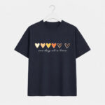 One Day at a Time Heart T-Shirt