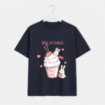 Delicious Bunny Graphic T-Shirt for Women