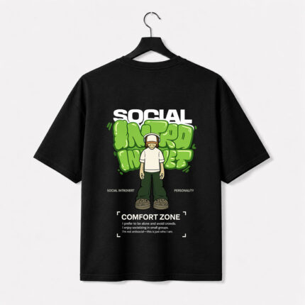 Social Introvert Graphic T-Shirt for Men