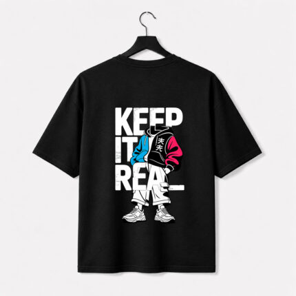 Keep It Real Streetwear Graphic T-Shirt for Men