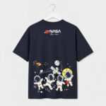 Space Dreamer Astronaut Graphic T-Shirt for Men