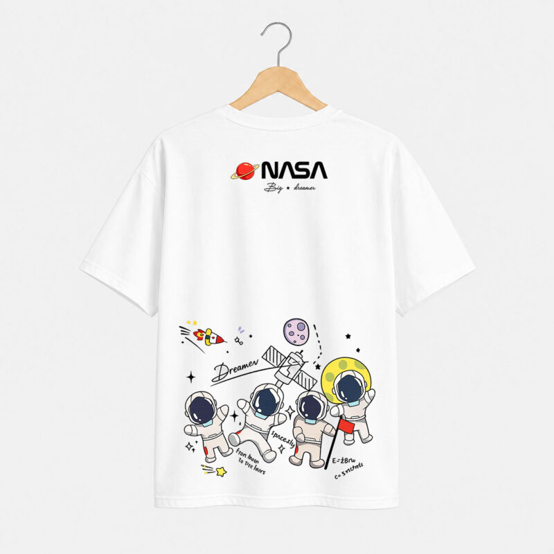 Space Dreamer Astronaut Graphic T-Shirt for Men