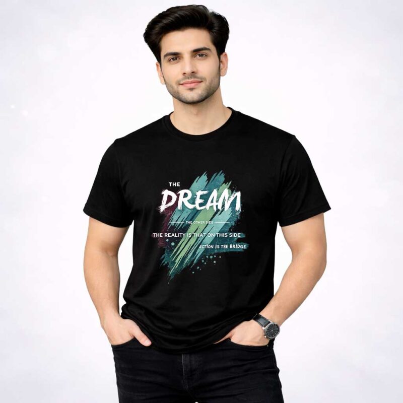 The Dream Motivational Graphic T-Shirt for Men