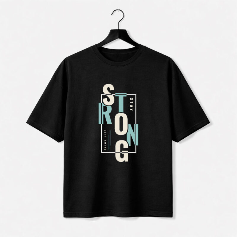 Stay Strong Navy T-Shirt for Men