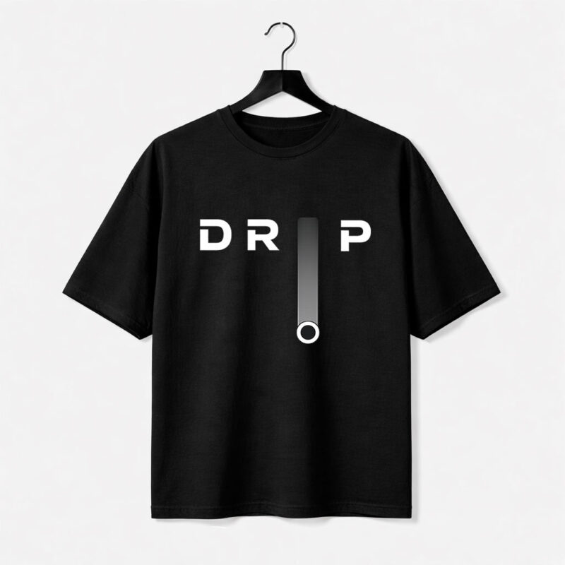 Drop Minimalist Graphic T-Shirt for Men