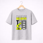 Born to Be Free Typography Graphic T-Shirt for Men