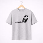Music Headphones Graphic T-Shirt for Men