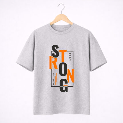 Stay Strong Navy T-Shirt for Men