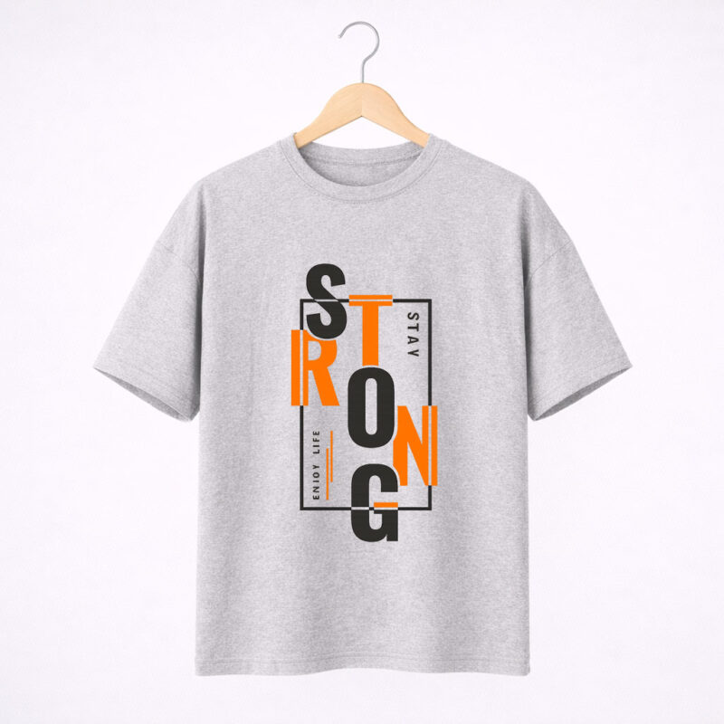Stay Strong Navy T-Shirt for Men