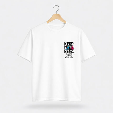 Keep It Real Streetwear Graphic T-Shirt for Men
