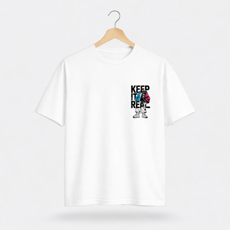 Keep It Real Streetwear Graphic T-Shirt for Men