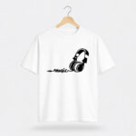 Music Headphones Graphic T-Shirt for Men