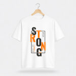 Stay Strong Navy T-Shirt for Men