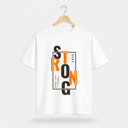 Stay Strong Navy T-Shirt for Men