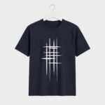 Abstract Geometric Lines Graphic T-Shirt for Men