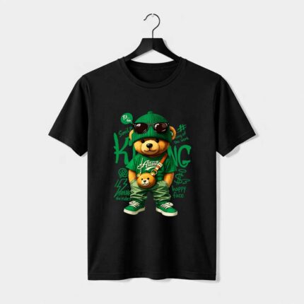 Cool Bear King Graphic T-Shirt for Men