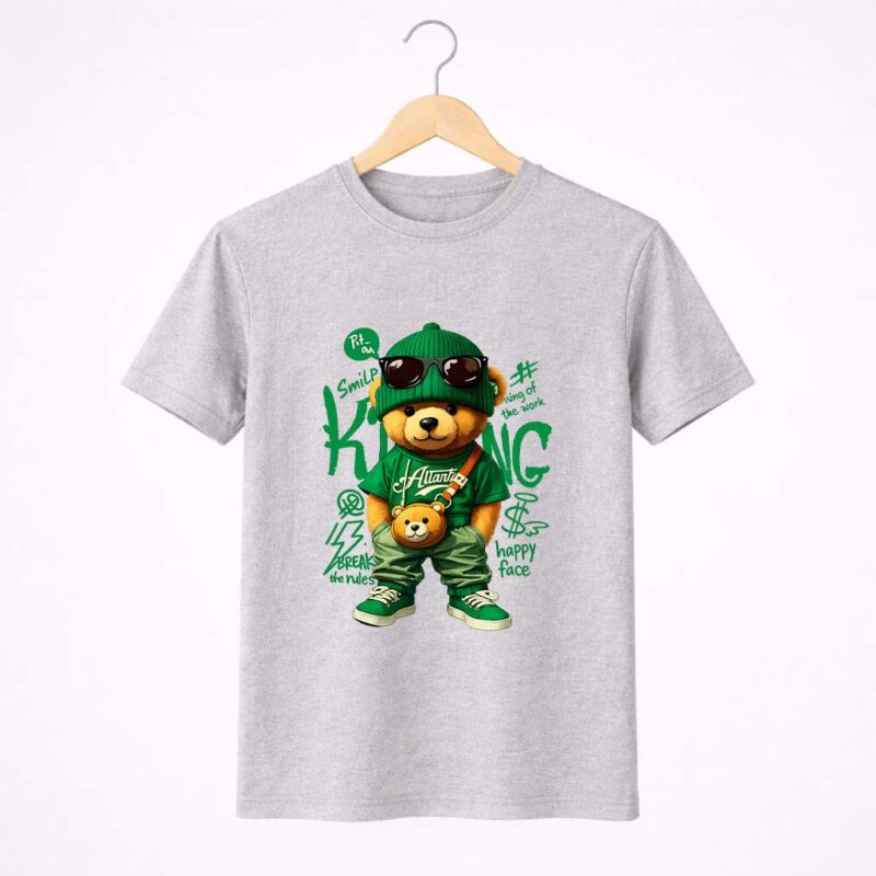 Cool Bear King Graphic T-Shirt for Men