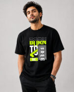 Born to Be Free Typography Graphic T-Shirt for Men