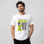 Born to Be Free Typography Graphic T-Shirt for Men