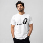 Music Headphones Graphic T-Shirt for Men