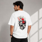 Lucky Cards and Dice Graphic T-Shirt for Men