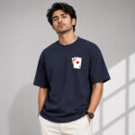 Lucky Cards and Dice Graphic T-Shirt for Men