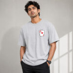 Lucky Cards and Dice Graphic T-Shirt for Men