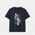 Stay Strong Navy T-Shirt for Men