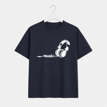 Music Headphones Graphic T-Shirt for Men