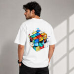 Creative Cube Abstract Graphic T-Shirt for Men