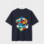 Navy Creative Cube T-Shirt