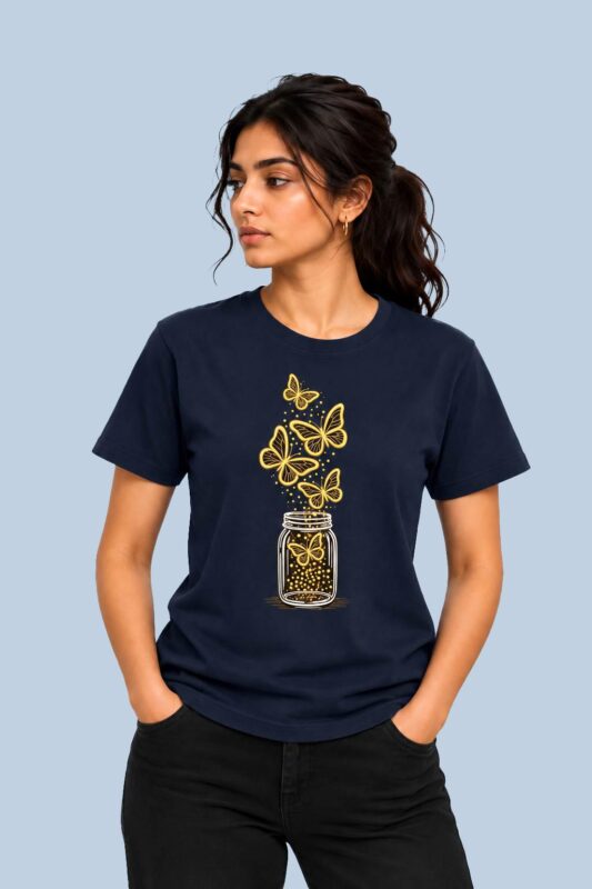 Butterfly Jar Navy