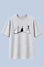 Cat N Guitar Grey