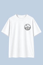 Celestial Moon Mountain | Oversized T-Shirt (White) - Image 4